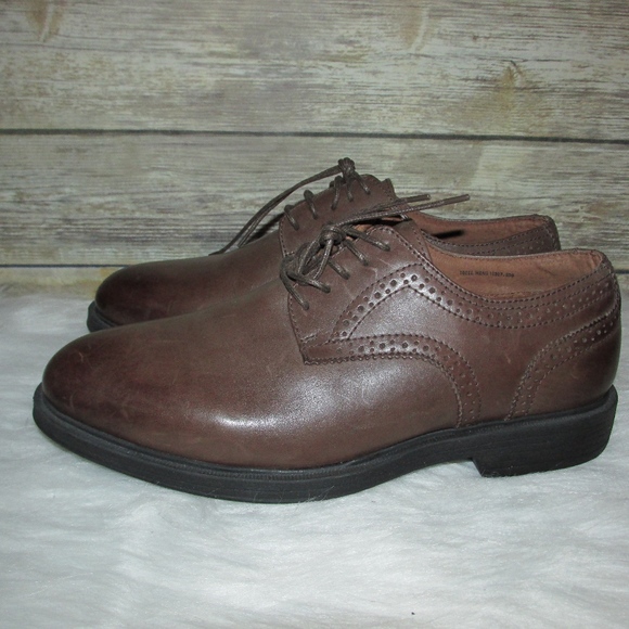 Florsheim Stealth Plain Ox Brown Leather Oxfords main image 8